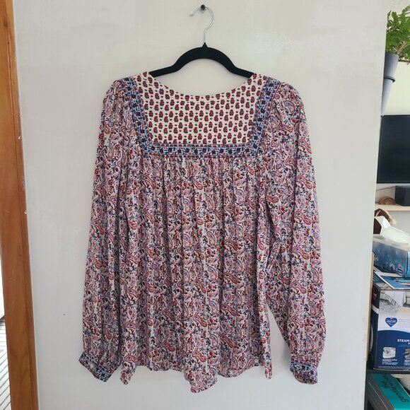 Boho Floral Paisley Blouse - Picture 7 of 7